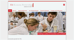 Desktop Screenshot of fifeeconomypartnership.com